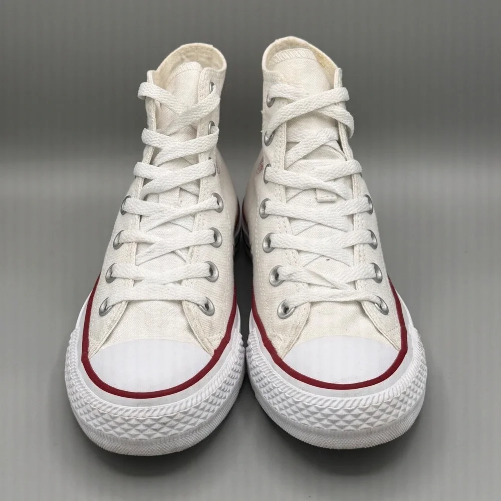 Converse Chuck Taylor All Star High Top Sneakers White Canvas Mens 5 Womens 7 - Picture 8 of 16